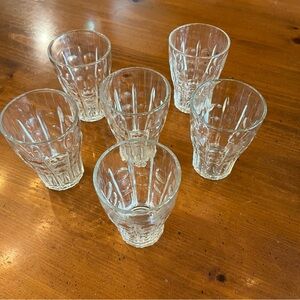 Clear Glass Tumbler Set